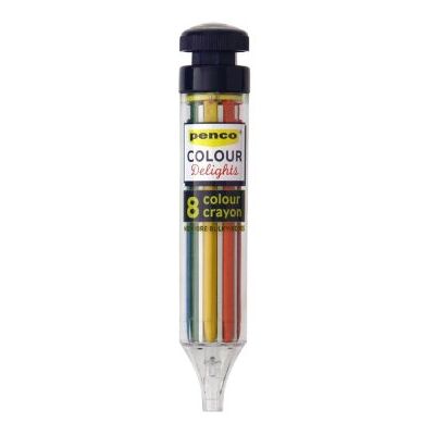Hightide Penco 8 Colour Crayon - Navy Hightide Penco 8 Colour Crayon - Navy