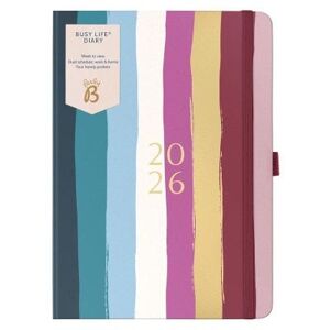 Busy B Multi Stripe Busy Life Diary 2026 Busy B Multi Stripe Busy Life Diary 2026