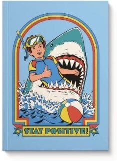 Stay Positive A5 Notebook