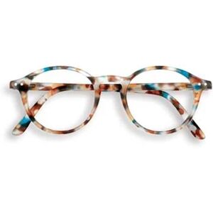 +2.00 Blue Tortoise Circular Reading Glasses