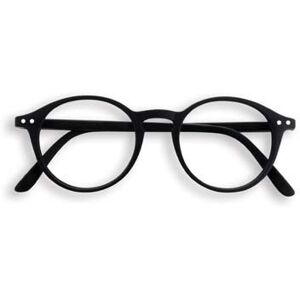 +1.00 Black Circular Reading Glasses