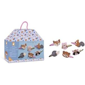 6 Glitter Hair Clips Pretty Forest 6 Glitter Hair Clips Pretty Forest