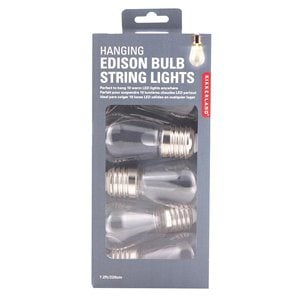 Kikkerland Edison Bulb String Lights - Outdoor Lamp Kikkerland Edison Bulb String Lights - Outdoor Lamp