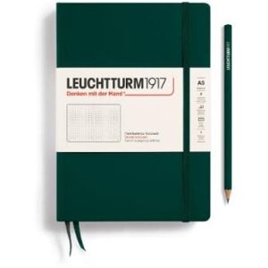Forest Green Medium Dotted Notebook Forest Green Medium Dotted Notebook