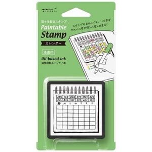 Midori Paintable Pre-Inked Stamp Calendar Midori Paintable Pre-Inked Stamp Calendar