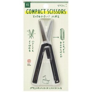 Midori Xs Compact Scissors Black Midori Xs Compact Scissors Black