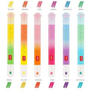 6 Dual-Tip Pastel Highlighters - Meow - Kitty 6 Dual-Tip Pastel Highlighters - Meow - Kitty