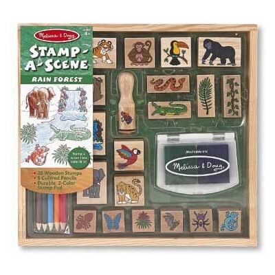 Melissa & Doug Rain Forest Stamp A Scene Kit - Kids Arts & Crafts Melissa & Doug Rain Forest Stamp A Scene Kit - Kids Arts & Crafts