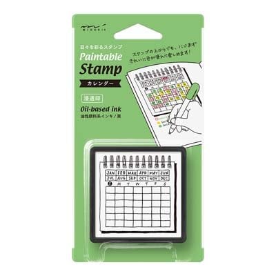 Midori Paintable Pre-Inked Stamp Calendar Midori Paintable Pre-Inked Stamp Calendar