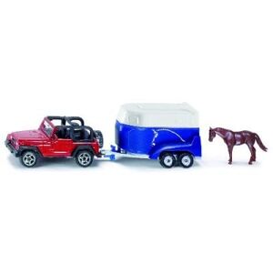 1:87 Jeep With Horse Trailer 1:87 Jeep With Horse Trailer