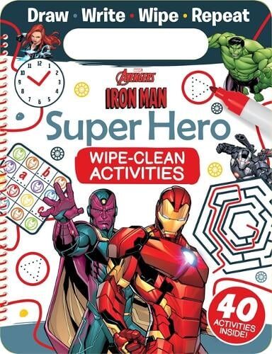 Marvel Entertainment International Ltd Marvel Avengers Iron Man: Super Hero Wipe-Clean Activities