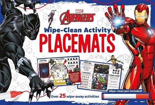 Marvel Entertainment International Ltd Marvel Avengers: Wipe-clean Activity Placemats