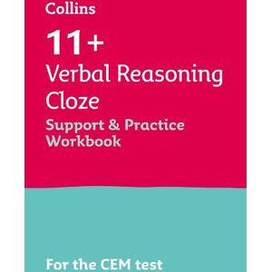 Collins 11+ 11+ Verbal Reasoning Cloze Support and Practice Workbook