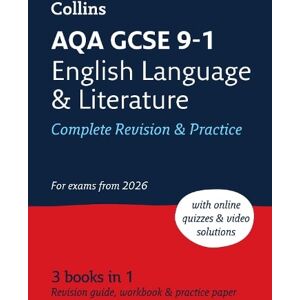 Collins GCSE AQA GCSE 9-1 English Language and Literature Complete Revision & Practice