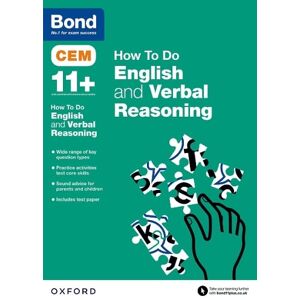 Michellejoy Hughes CEM How To Do: Bond 11+ English and Verbal Reasoning (for Cambridge Select Insight)