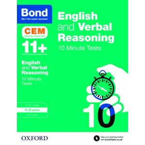 Michellejoy Hughes Bond 11+: English & Verbal Reasoning: CEM 10 Minute Tests (now Cambridge Select Insight)