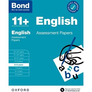 Sarah Lindsay Bond 11+ English Assessment Papers 8-9 years (for GL Assessment & other 11 plus exams)