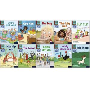 Ruth Miskin Read Write Inc. Phonics: Red Ditty Book Bag Books (Mixed Pack of 10)