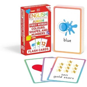 DK English for Everyone Junior First Words Colours, Shapes, and Numbers Flash Cards