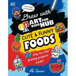 Rob Jensen Draw with Art for Kids Hub Cute and Funny Foods