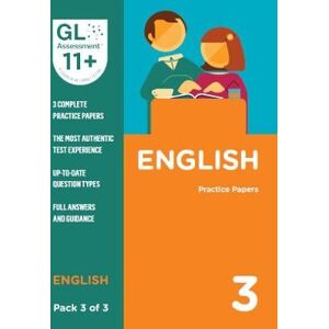 GL Assessment 11+ Practice Papers English Pack 3 (Multiple Choice)