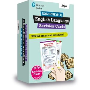 Pearson REVISE AQA GCSE English Language Revision Cards - for 2026, 2027 exams
