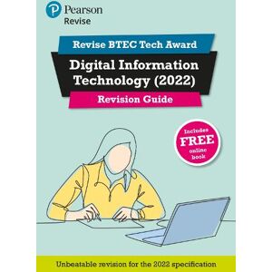 Alan Jarvis Pearson REVISE BTEC 2022 Tech Award Digital Information Technology Revision Guide inc online edition - for 2026, 2027 exams