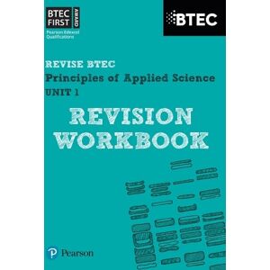 Jennifer Stafford-Brown Pearson REVISE BTEC First in Applied Science: Principles of Applied Science Unit 1 Revision Workbook - for 2026, 2027 exams