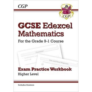 CGP Books GCSE Maths Edexcel Exam Practice Workbook: Higher - includes Video Solutions and Answers