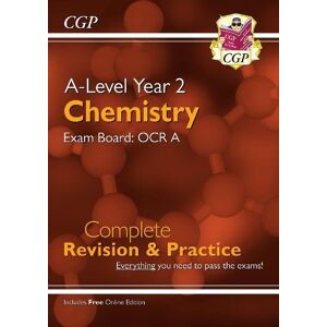 CGP Books A-Level Chemistry: OCR A Year 2 Complete Revision & Practice with Online Edition