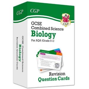 CGP Books GCSE Combined Science: Biology AQA Revision Question Cards