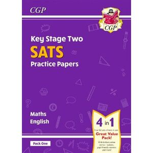 CGP Books KS2 Maths & English Year 6 SATS Practice Papers: Pack 1 - for 2026 (with free Online Extras)