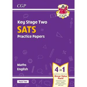 CGP Books KS2 Maths & English Year 6 SATS Practice Papers: Pack 2 - for 2026 (with free Online Extras)