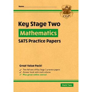 CGP Books KS2 Maths Year 6 SATS Practice Papers: Pack 2 - for the 2026 tests (with free Online Extras)