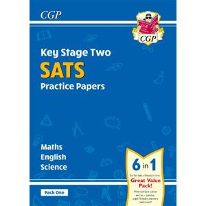CGP Books KS2 Complete Year 6 SATS Practice Papers Pack 1: Science, Maths & English (for the 2026 tests)