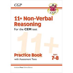 CGP Books 11+ CEM Non-Verbal Reasoning Practice Book & Assessment Tests - Ages 7-8 (with Online Edition)