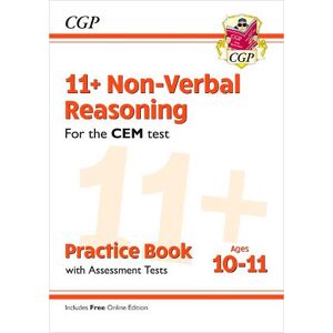 CGP Books 11+ CEM Non-Verbal Reasoning Practice Book & Assessment Tests - Ages 10-11 (with Online Edition)
