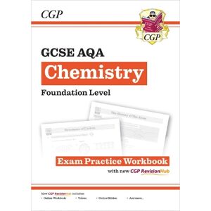 CGP Books New GCSE Chemistry AQA Foundation Exam Practice Workbook with CGP RevisionHub