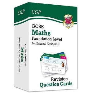 CGP Books GCSE Maths Edexcel Revision Question Cards - Foundation
