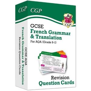 CGP Books GCSE AQA French: Grammar & Translation Revision Question Cards (For exams in 2025)