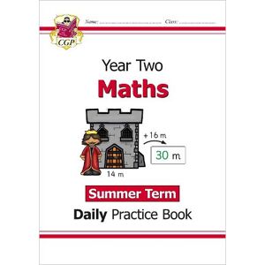 CGP Books KS1 Maths Year 2 Daily Practice Book: Summer Term