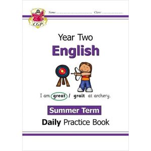 CGP Books KS1 English Year 2 Daily Practice Book: Summer Term