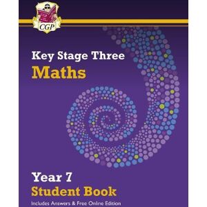 CGP Books KS3 Maths Year 7 Student Book - with answers & Online Edition