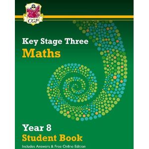 CGP Books KS3 Maths Year 8 Student Book - with answers & Online Edition