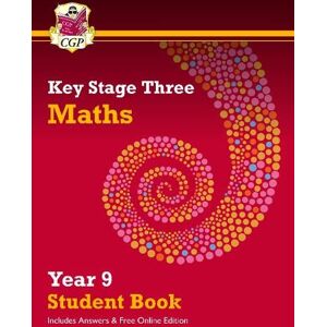 CGP Books KS3 Maths Year 9 Student Book - with answers & Online Edition
