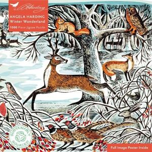 Flame Tree Studio Adult Sustainable Jigsaw Puzzle: Angela Harding: Winter Wonderland