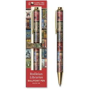 Flame Tree Studio Bodleian Libraries: High Jinks Bookshelves Boxed Decorative Ballpoint Pen