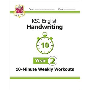 CGP Books KS1 Year 2 English Handwriting 10-Minute Weekly Workouts