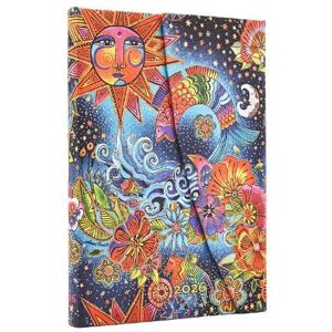 Paperblanks 2026 Celestial Magic (Whimsical Creations) Mini 12-month Horizontal Hardcover Flexi Dayplanner 2026 (Wrap Closure) Paperblanks 2026 Celestial Magic (Whimsical Creations) Mini 12-month Horizontal Hardcover Flexi Dayplanner 2026 (Wrap Closure)
