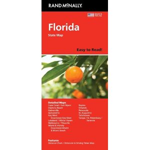 Rand McNally Easy to Read: Florida State Map Rand McNally Easy to Read: Florida State Map